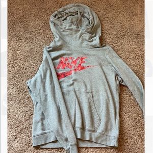 grey nike hoodie
